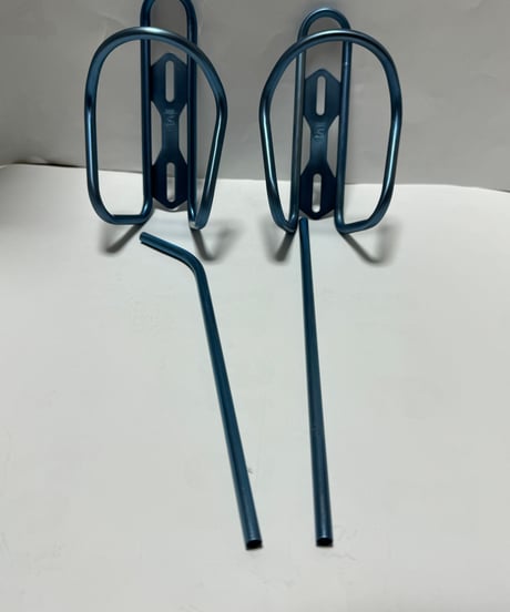 TITANIUM CAGE + STRAW KIT aqua