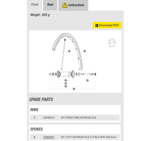 MAVIC ホイール　スペアパーツキット MAVIC ホイール スペアパーツキット｜Yahoo!フリマ（旧PayPay