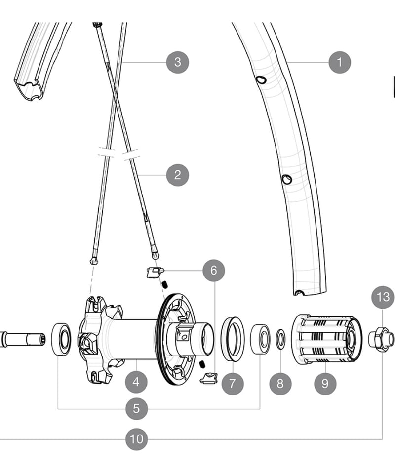 MAVIC ホイール　スペアパーツキット MAVIC ( マヴィック ) リペアパーツ KIT FT ROAD ADAPTER 12