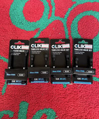 CLIK TUBELESS VALVE SETS BLACK