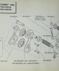 Campagnolo RD-RE008スプリング