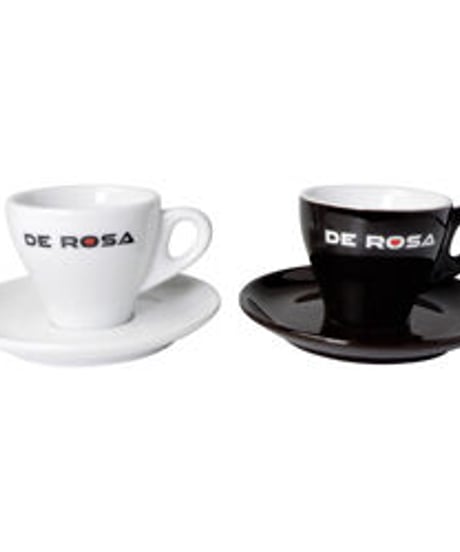 ESPRESSO CUP & SAUCER WHT＋BLK BWN