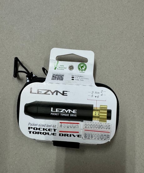 LEZYNE POCKET TORQUE DRIVE BLACK