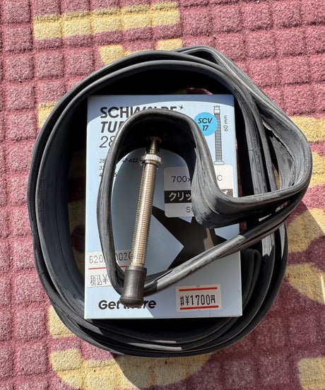 SCV17 ハコ/クリックバルブ60mm/SCV60mm サイズ:700”/27x1 1/2, 700x28C, 700x30C, 700x32C, 700x38C, 700x40C, 700x45C