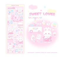 ♡°｡ SWEET LOVER ホログラム入り デコ ステッカー *ﾟ♡