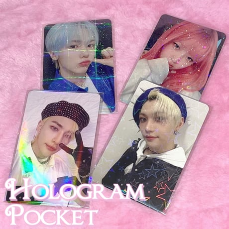 再入荷♡°｡ HOLOGRAM POCKET テープ付き ホログラムopp袋 5枚セット 選べる4種類*ﾟ♡