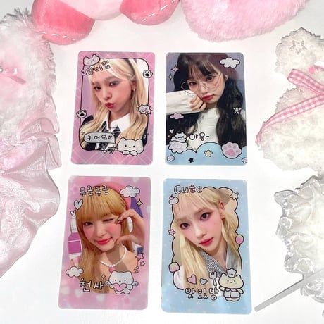♡°｡ Photocard Frame トレカフレーム 4枚セット Cute kitten.ver *ﾟ♡