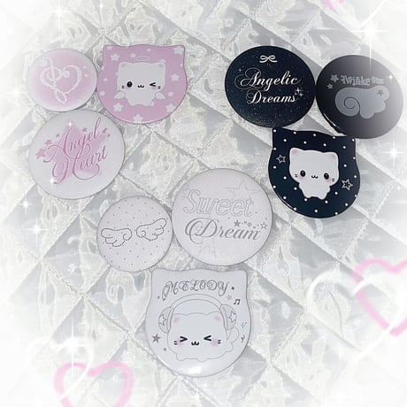 ♡°｡ Can Badge Set 缶バッジセット 選べる3種 ｡°♡