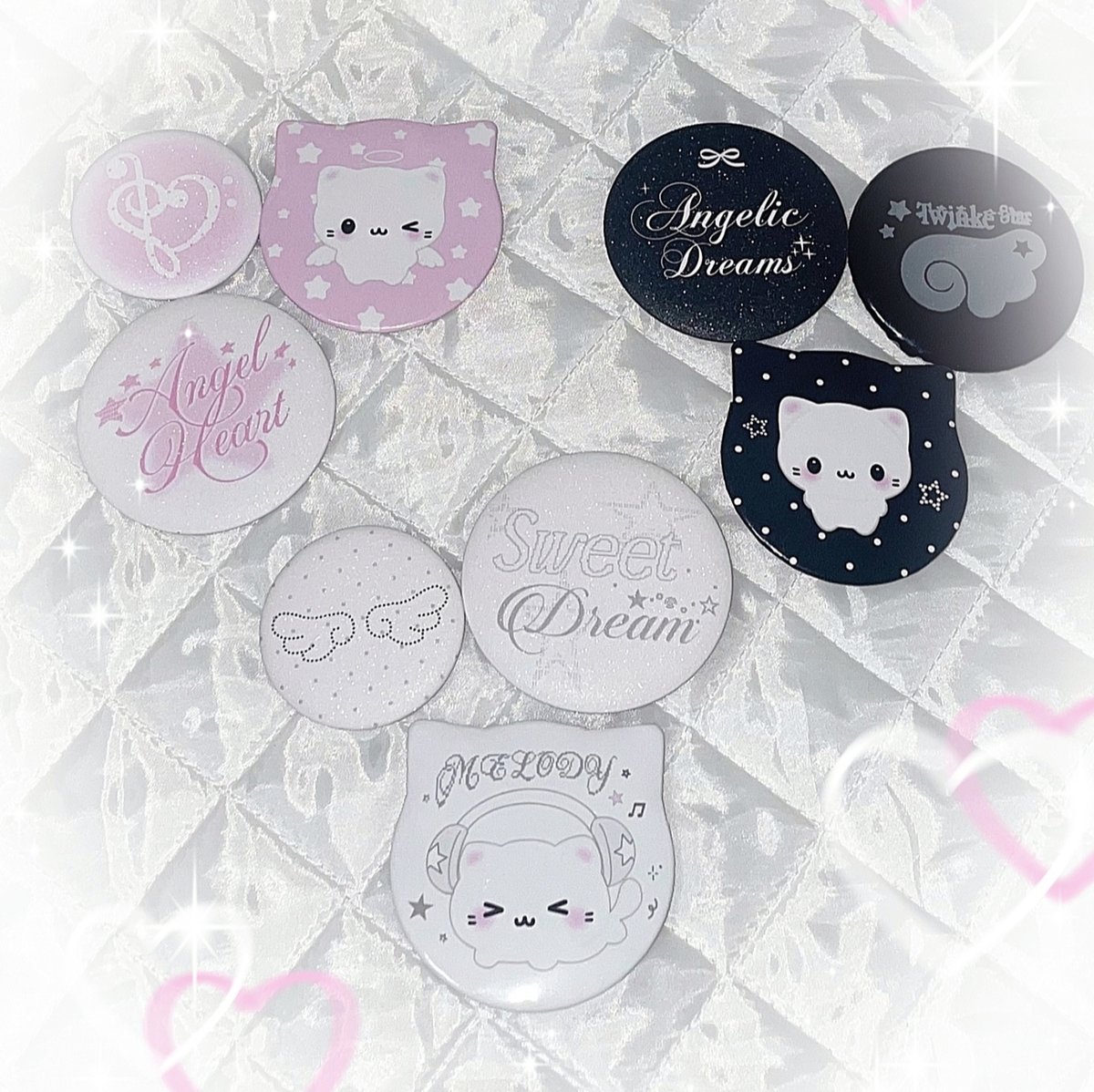 ♡°｡ Can Badge Set 缶バッジセット 選べる3種 ｡°♡ | BORAMI STORE
