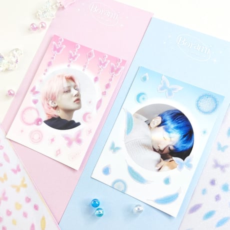 再入荷♡°｡ バージョンアップ MOONLIGHT STICKER ホログラム入り ステッカー *ﾟ♡