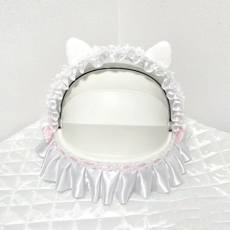 【オーダー再開】【★ハンドメイド★ぬいぐるみベビーカー ピンク.ver