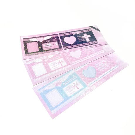 【再入荷】♡°｡ ID CARD FRAME STICKER IDカード ステッカー 選べる3色♡
