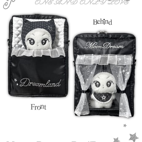 ♡°｡ Moon Dream Doll Pouchぬいポーチ 収納ポーチ Black.ver｡°♡