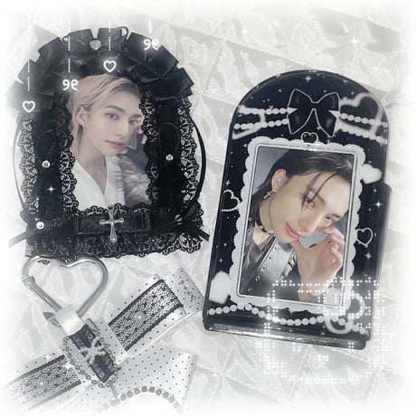 【再入荷】♡°｡ 1段タイプ Collectbook MY LOVE コレクトブック トレカケース black.ver♡