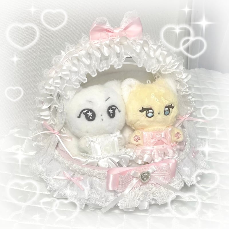 8/23オーダー再開予定】☆ハンドメイド☆ ぬいぐるみベビーカー 4色お