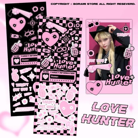 ♡°｡Love Hunter Sticker  デコ ステッカー*ﾟ♡
