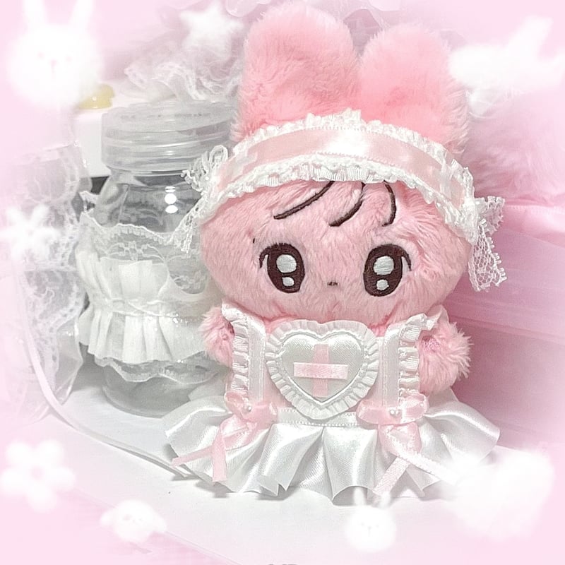 ぬいぐるみ用 ヘッドドレス 10cm 10cmぬい服】可愛い赤ずきん風のたれ