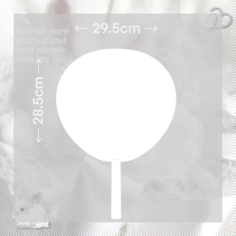 ハンドメイドうちわ Amazon.co.jp: ファンサうちわ コンサートうちわ「頭ポンポンし