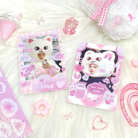 ♡°｡ MY BABY ホログラム入り デコ ステッカー *ﾟ♡