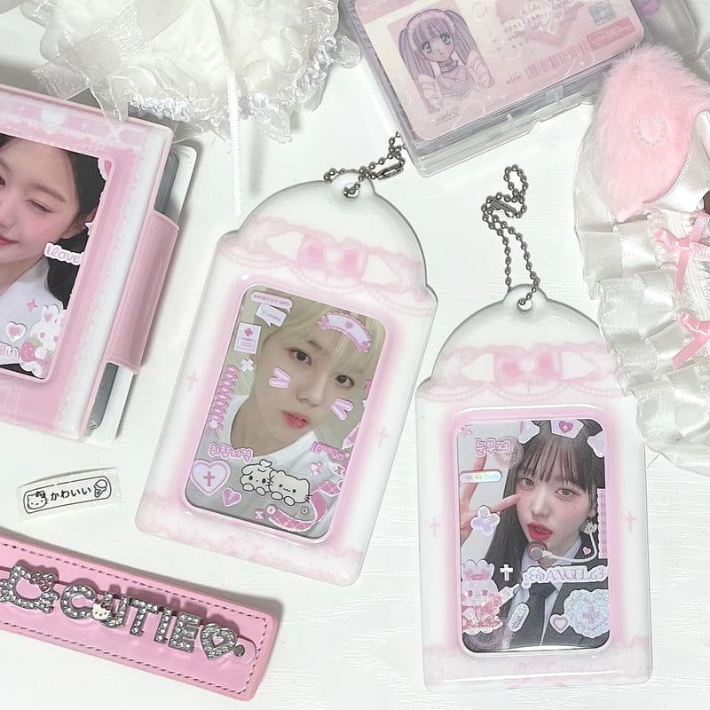再販】♡°｡ PHOTOCARD HOLDER トレカケース トレカ入れ love holi