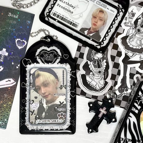 ♡°｡  PHOTOCARD HOLDER 小悪魔 トレカホルダー トレカケース ♡