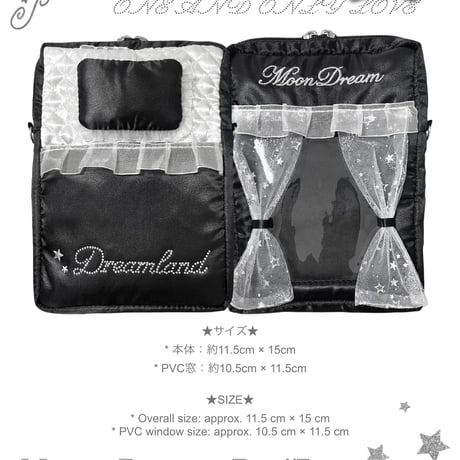 ♡°｡ Moon Dream Doll Pouchぬいポーチ 収納ポーチ Black.ver｡°♡