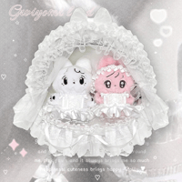 【8/24オーダー再開】★ハンドメイド★ ぬいぐるみベビーカー  白.ver
