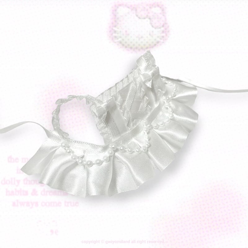 ☆ハンドメイド☆10cmぬいぐるみ服 白.ver | BORAMI STORE