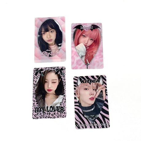 ♡°｡ Photocard Frame トレカフレーム 4枚セット blackpink.ver *ﾟ♡