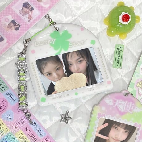 ♡°｡ ID CARD HOLDER  IDカードカケース カード入れ lucky star.ver｡°♡