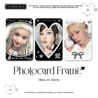 ♡°｡ Photocard Frame トレカフレーム 3枚セット black.ver *ﾟ♡