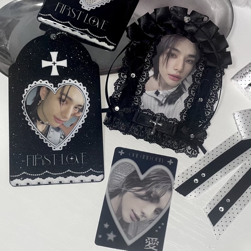 ♡°｡ PHOTOCARD HOLDER トレカケース トレカ入れ First love b