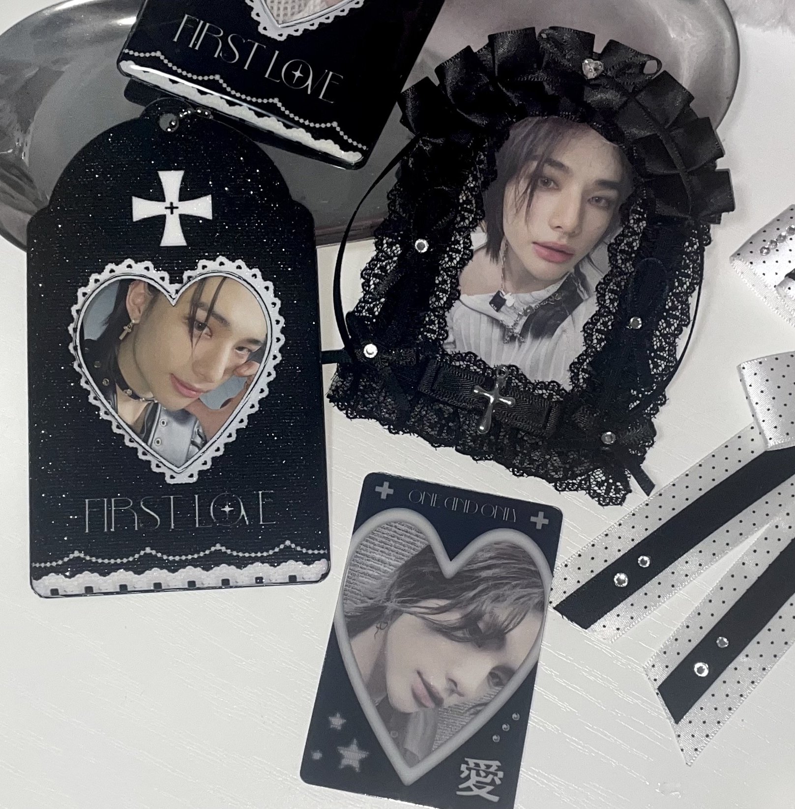 ♡°｡ PHOTOCARD HOLDER トレカケース トレカ入れ First love b