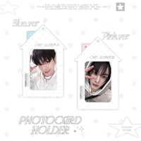 ♡°｡ PHOTOCARD HOLDER My Bias's little Houseトレカケース トレカ入れ Pink.ver/Blue.ver｡°♡