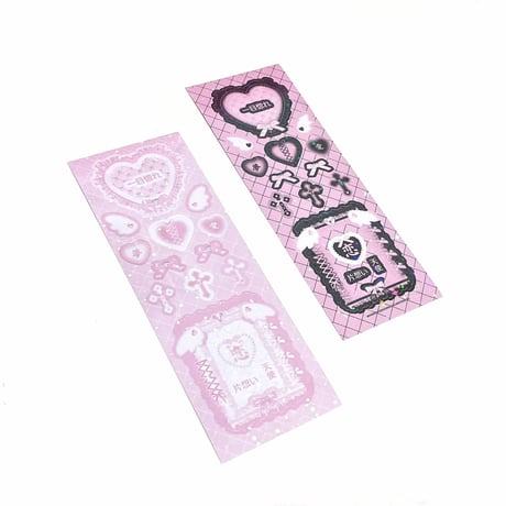 【再入荷】♡Frame deco sticker フレーム デコステッカー選べる2色♡