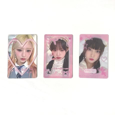 ♡°｡ Photocard Frame トレカフレーム 3枚セット pink.ver *ﾟ♡