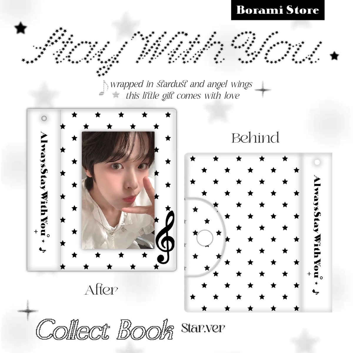 ♡°｡ 1段タイプ Stay With Youコレクトブック トレカケース*ﾟ