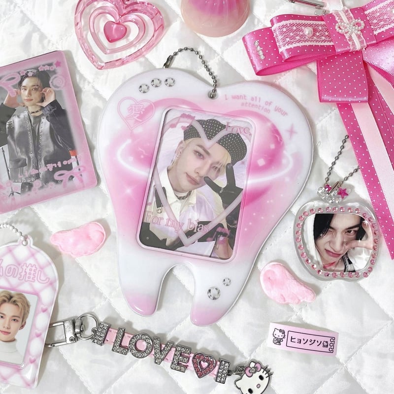 ♡°｡ PHOTOCARD HOLDER Cherish loveトレカケース トレカ入れ♡