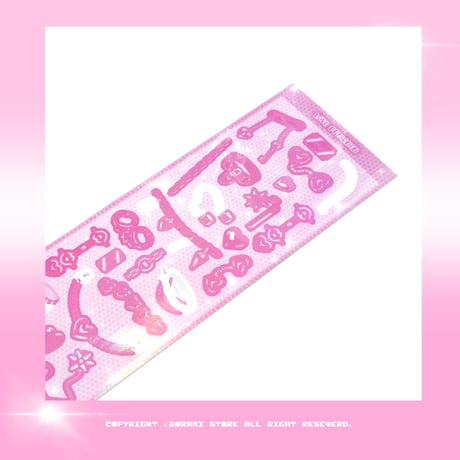 ♡°｡ LOVE PRISONERS ホログラム入り ステッカー Pink.ver*ﾟ♡