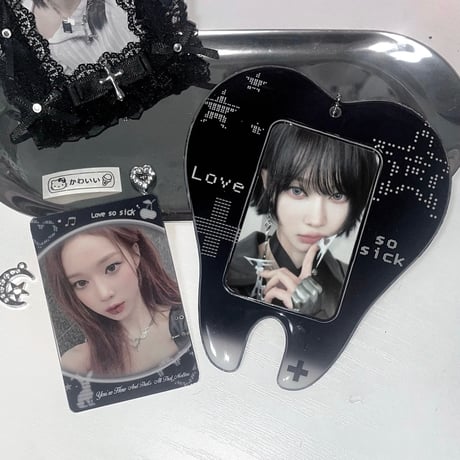 ♡°｡  Photoholder トレカホルダー トレカケース Cherish Love black.ver♡