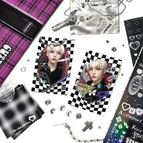 ♡°｡ BE MINE ホログラム入り デコ ステッカー *ﾟ♡