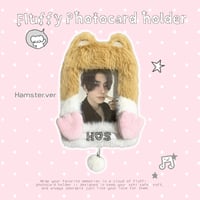 ♡もこもこ ネームタグ トレカケース トレカホルダー ストラップ付き‎♡Hamster.ver