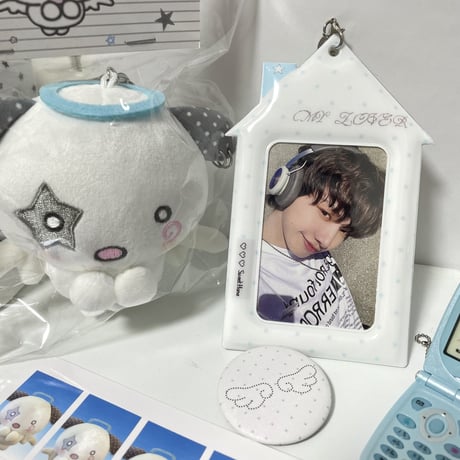 ♡°｡ PHOTOCARD HOLDER My Bias's little Houseトレカケース トレカ入れ Pink.ver/Blue.ver｡°♡