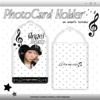 ♡°｡ PHOTOCARD HOLDER トレカケース トレカ入れ  Angel Beats black.ver｡°♡