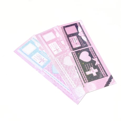 【再入荷】♡°｡ ID CARD FRAME STICKER IDカード ステッカー 選べる3色♡