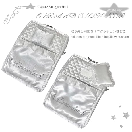 ♡°｡ Moon Dream Doll Pouchぬいポーチ 収納ポーチ White.ver｡°♡