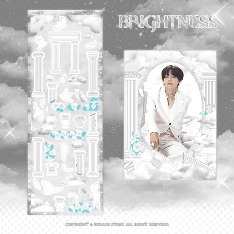 ♡°｡ BRIGHTNESS  STICKER ホログラム入り  ステッカー *ﾟ♡