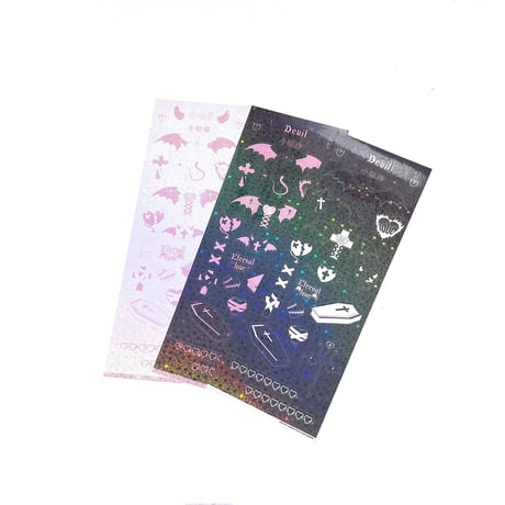 ♡°｡ Love Devil Sticker ラブデビル ステッカー 選べる3色*ﾟ♡
