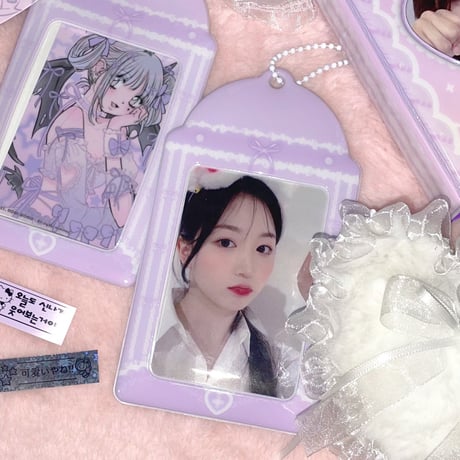 ♡°｡ PHOTOCARD HOLDER  トレカケース トレカ入れ purple.ver｡°♡