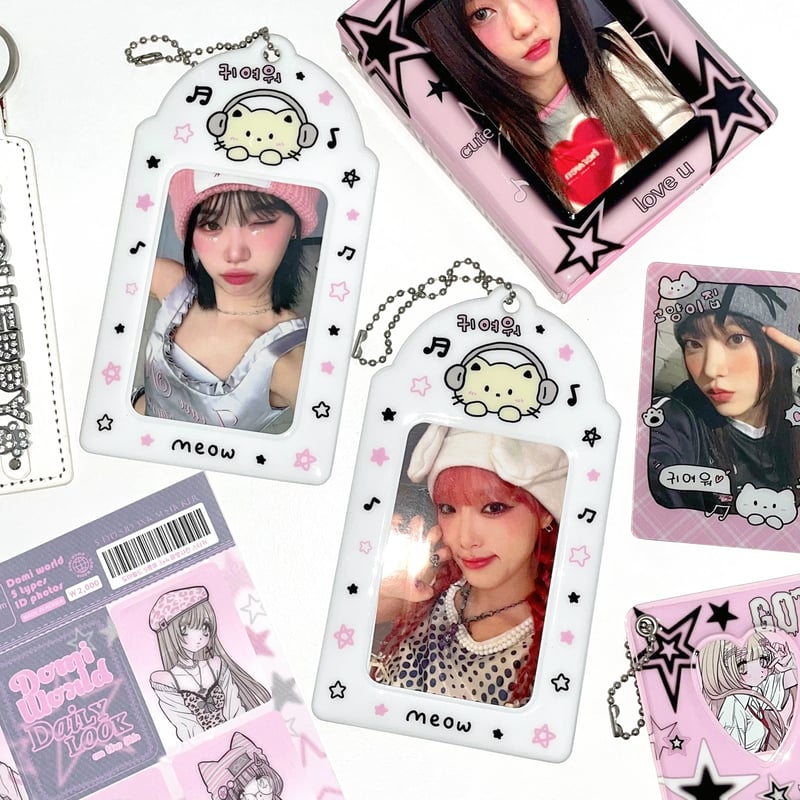 ♡°｡ Photocard holder トレカホルダー トレカケース rock meow....